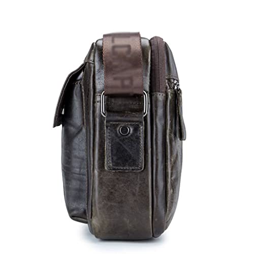 Handbag Messenger Bag Men's Shoulder Bag Genuine Leather Men's Small Male Man Bags Travel Tote4