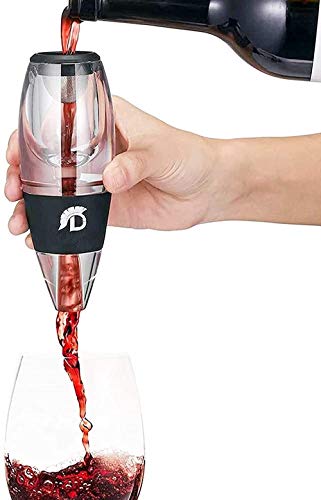 Premium Wine Aerator Decanter Aerating Spout with Filter Speedy Wine Enhance the Taste Smoother - Gift Box Included