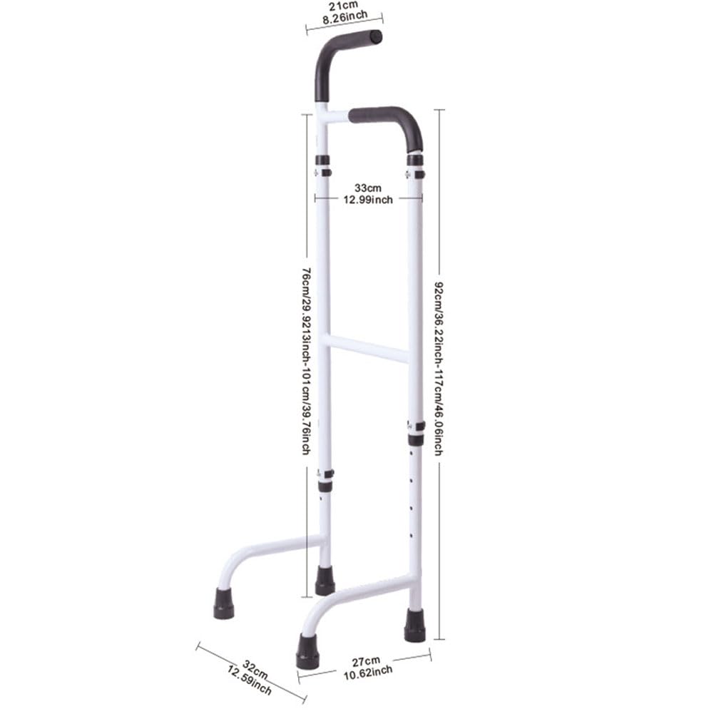 Barra de asistencia de pie, dispositivo de asistencia de aluminio ajustable para ancianos, portátil, ayuda de movilidad para elevar escaleras, para personas mayores, adultos y otros que necesitan