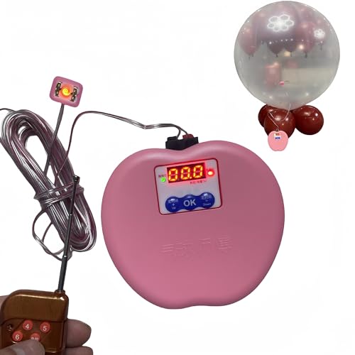 Remote balloon blasting tool, high power remote control 400 meters, ground balloon automatic explosive device, reusable portable ground balloon production accessories, (1-6)