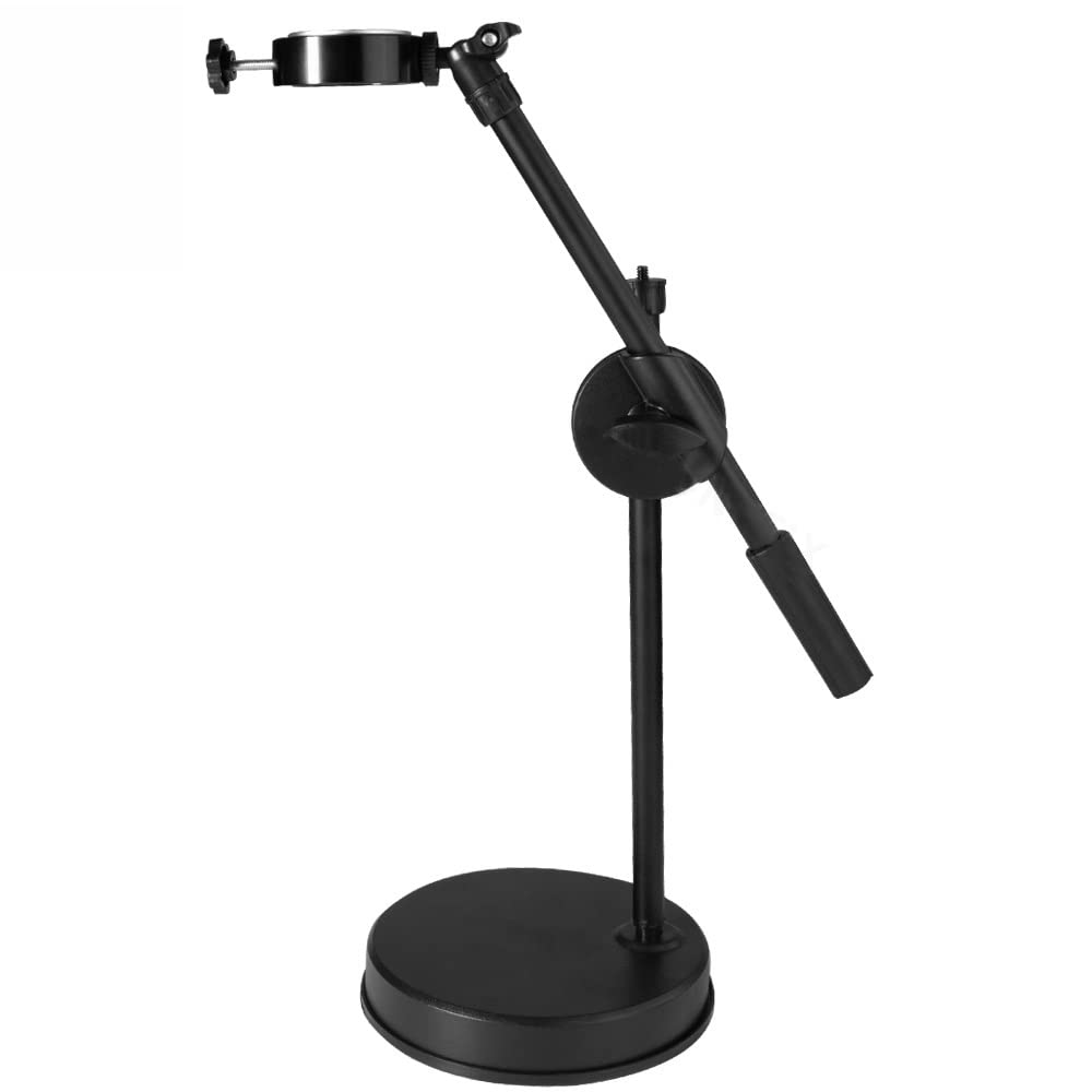 Akcesoria do mikroskopu laboratoryjnego, uchwyt monopod z adapterem pierścieniowym, statyw stołowy do fotografowania z uchwytem na kamerę do cyfrowego mikroskopu wideo (stojak z pierścieniem)
