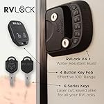 RVLOCK Compact RV Lock Keyless Entry with Remote, Secure Camper Latch Replacement, Durable RV Door Lock Replacement for Trailers with Patented Security Technology - Image 5