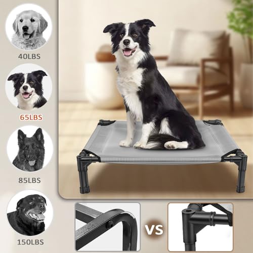 Cama para Cachorros, Cama Pet, Cama Suspensa para Cachorros, Cama Pet Suspensa, Cinza