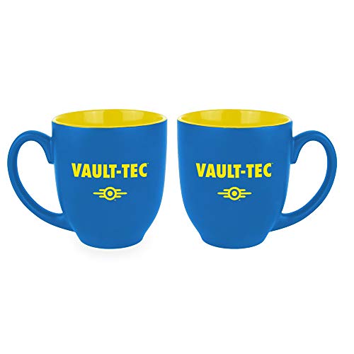 Gaya Entertainment 1028691 Oversize-Mug Vault-Tec GE3554, Blau/Gelb, Standard Cover