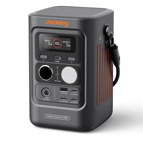 Jackery (ジャクリ) ポータブル電源 300D 288Wh リン酸鉄 長寿命 定格出力300W 純正弦波 AC100V 50Hz/60Hz対応 車中泊 家庭用 蓄電池 停電対策 台風対策 節電対策 防災対策 ジャクリのサムネイル