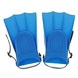 Swi Schwimmflossen für Kinder, verstellbar, Tauchen, Lernwerkzeug, Größe S, Blau, 22-30 Meter