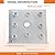 CKB Shower Base, 36 Inches L x 36 Inches W Single Threshold Shower Base with Center Drain, Gray Arylic Shower Base with Non slip