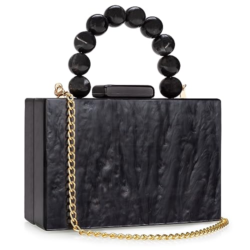 Image of Women Acrylic Clutch Purse Leopard Print Evening Bag Chain Formal Handbag Party Bridal Wedding Clutch Purse for Women