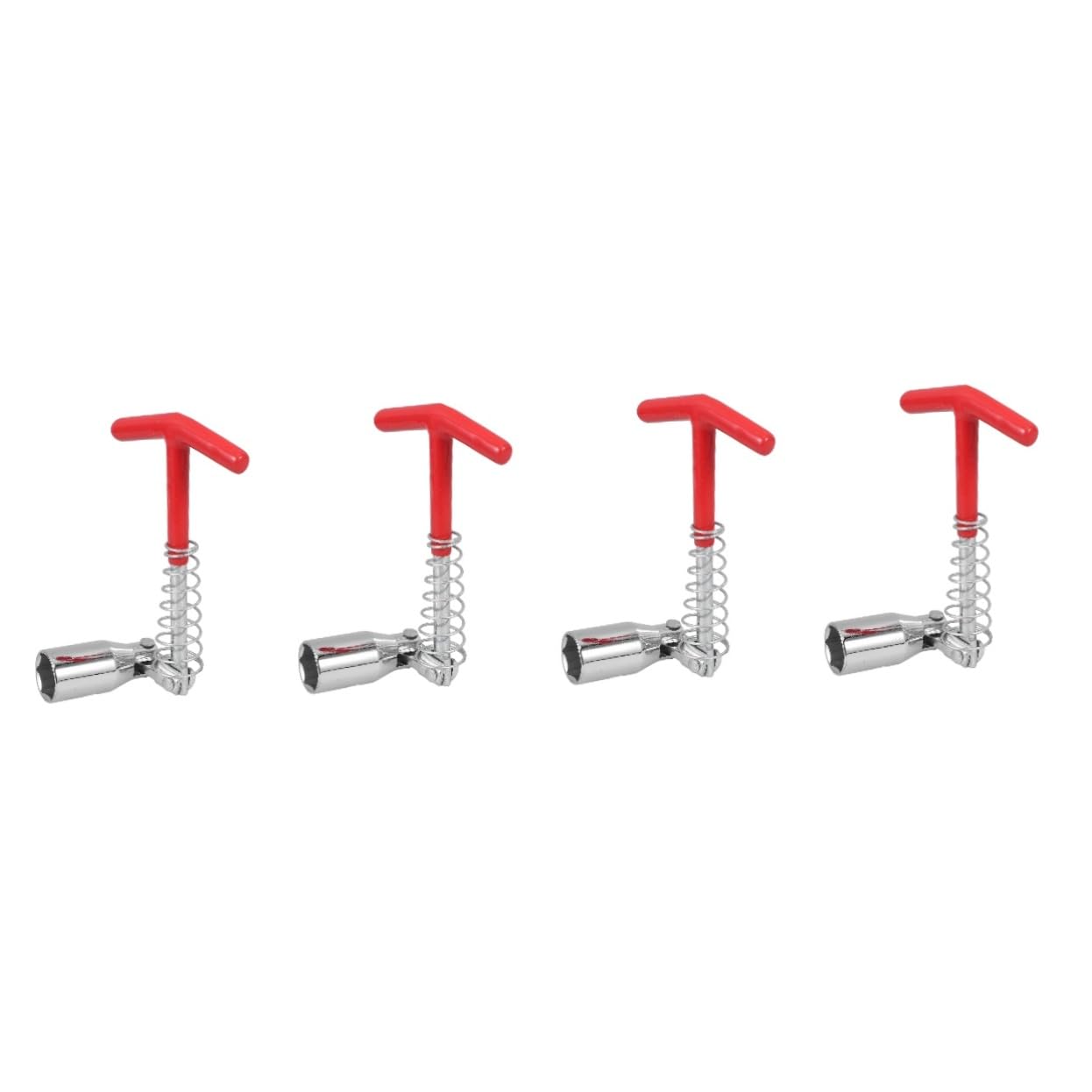 iplusmile 4pièces Douille T-handle Pour Bougie Allumage Outil Pratique Et Flexible Pour Remplacement De Bougies Conception Simple Et Résistante