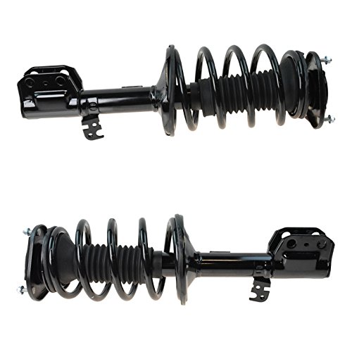 Image of TRQ Front Strut and Spring Assembly Set 2 Piece | For 2003-2008 Pontiac Vibe 03-08 Toyota Matrix