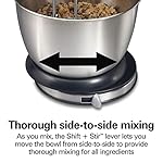 Hamilton Beach Classic Stand and Hand Mixer, 4 Quarts, 6 Speeds with QuickBurst, Bowl Rest, 290 Watts Peak Power, Black and Stainless - Image 5