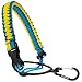Gearproz Handle for Hydro Flask - America's No. 1 Paracord Water Bottle Carrier with Safety Ring Holder - Fits Wide Mouth 12 oz to 64 oz Bottles - Over 30 Colors (Lemon/Bleu)