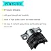 WayJun 1643231185 4 Pcs Front Suspension Stabilizer Sway Bar Bushing Compatible with Mercedes W164 GL ML