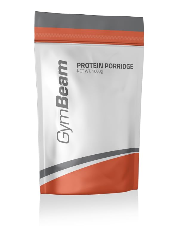 GymBeam Protein Porridge - Proteinreiches Frühstück, kalorienarme Haferflocken, 24 g Eiweiß pro Portion, gute Ballaststoffquelle, geringer Zuckergehalt, einfach und schnell (1000 g, Vanilla)