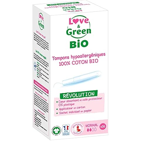 Love & Green Tampons BIO Normal Cover