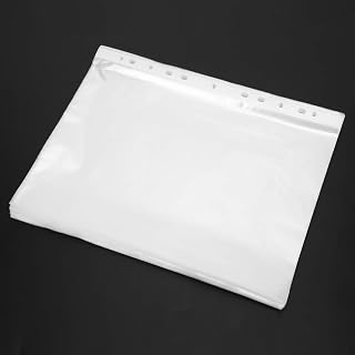 Folha de Bolso de Arquivo Organizador de Pasta Transparente Saco de Inserção Saco de Documentos Saco de Informações A4 Saco de Documentos de 11 Furos Película Protetora de Folha