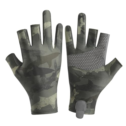 Guantes de pesca UPF50+ transpirables y delgados que refrescan tus manos al remar