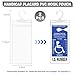 KVAEY Handicap Placard Holder, 11.6