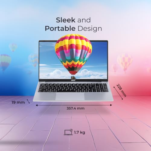 Image of Acer Aspire 3 Intel Core i5-1334U Processor,Office 2024 + M365 Basic, (8GB DDR4 RAM /500 GB SSD) with 39.62 cm (15.6 inch) FHD LED-Backlit IPS Display /Win 11Home,A325-53, Pure Silver, 1.7KG