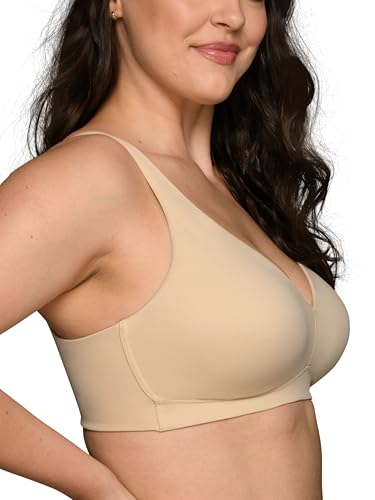 Image of Vanity Fair Women's Beauty Back Smoothing Wireless Bra with Lift, Simple Sizing Available S-3xl
