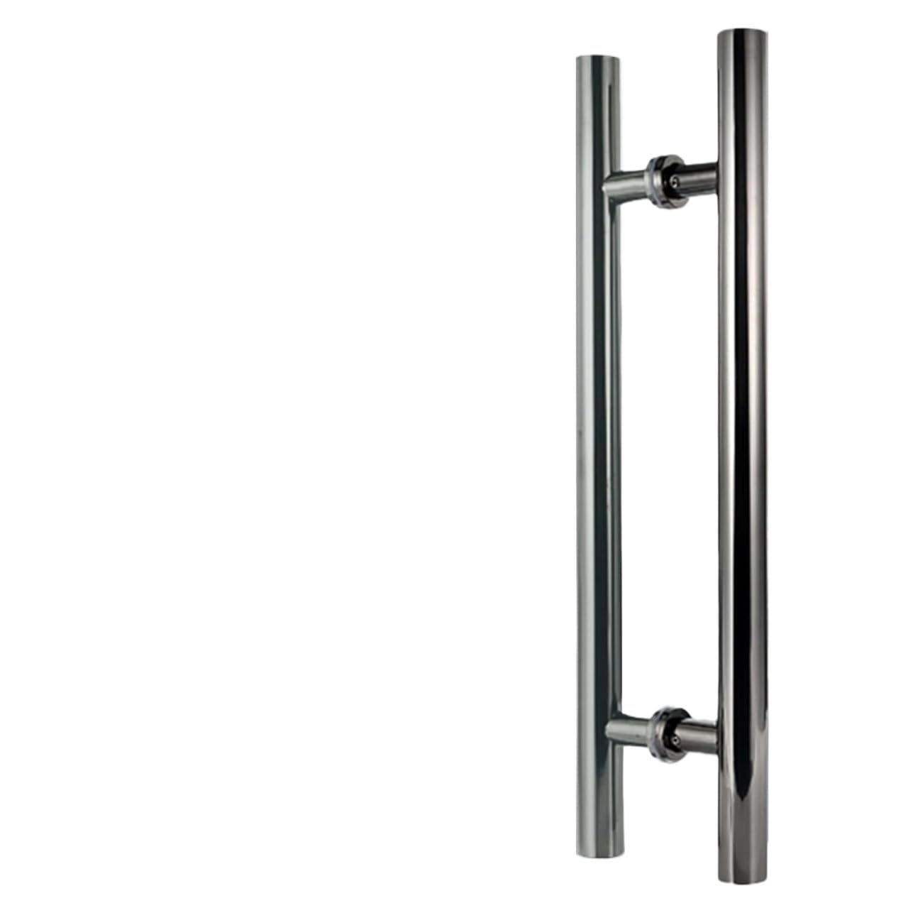 LQZAXSRDR Sliding Barn Door Handle, Stainless Steel Shower Glass Door Pull Handles Multicolor Sizes Commercial Replacement(Silver,Pitch-800mm)