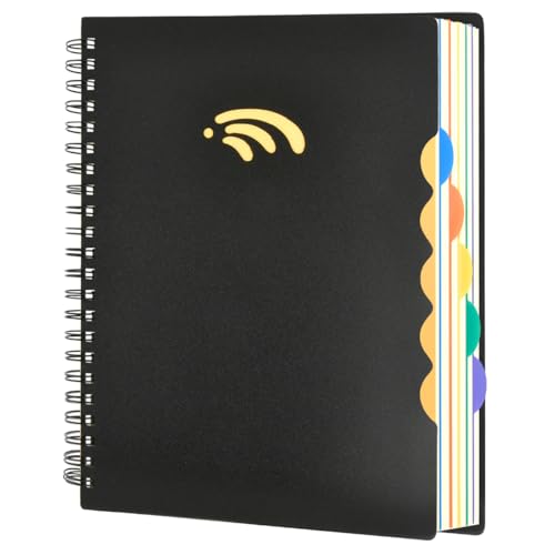 【Utilizzo versatile e personalizzazione】Adatto per appunti in classe, verbali di riunioni, pianificazione di programmi e diario, quaderno appunti università offre pagine interne con codice colore per soddisfare le preferenze personali e le esigenze organizzative.
