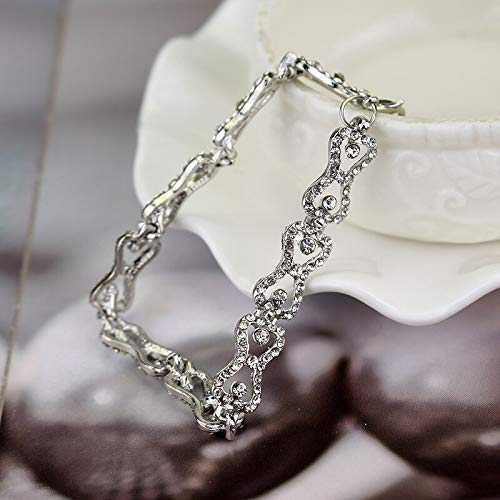 Bransoletka The Vampire Diaries Klaus Caroline Forbes Kryształowa bransoletka z kokardą z kryształu rhinestone dla kobiet moda biżuteria