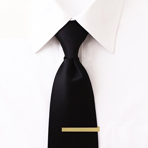 Lystaii 3pcs Tie Clips for Men, Classic Necktie Tack Pins Tie Bar Pinch 2.2 Inch for Men Gift Wedding Anniversary Business4