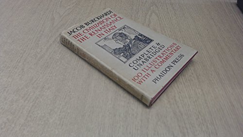 The Civilization of the Renaissance in Italy 0880299126 Book Cover