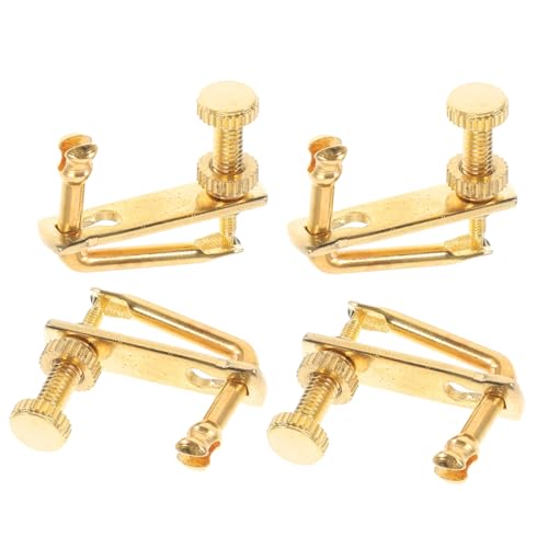 Generic 4Pcs Metal Violin Fine for Violins Tuning Keys Essential Violin Tuning Tools for Beginners and Enthusiasts Performance and Playability