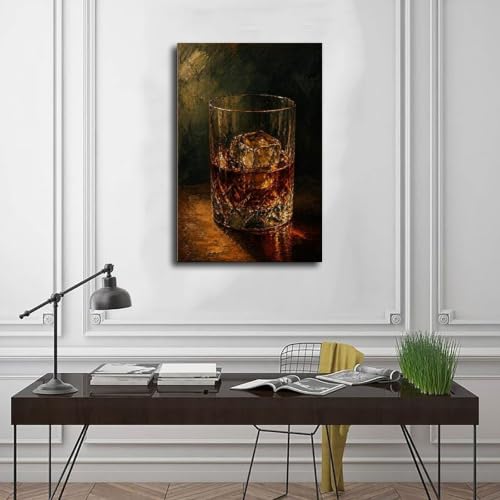 Poster sur toile décoration murale salon thème whisky
