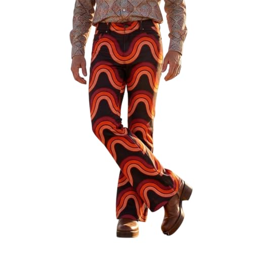 Pantalones de los años 70 para hombre ideales para noches de discoteca y fiestas