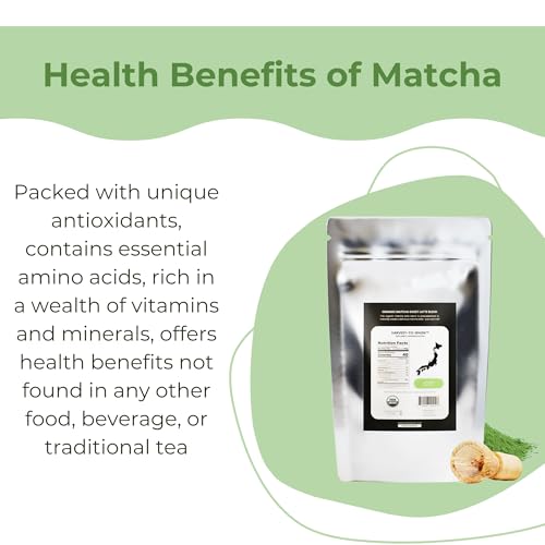 Mezcla de matcha orgánica endulzada 1 kg miniatura 3