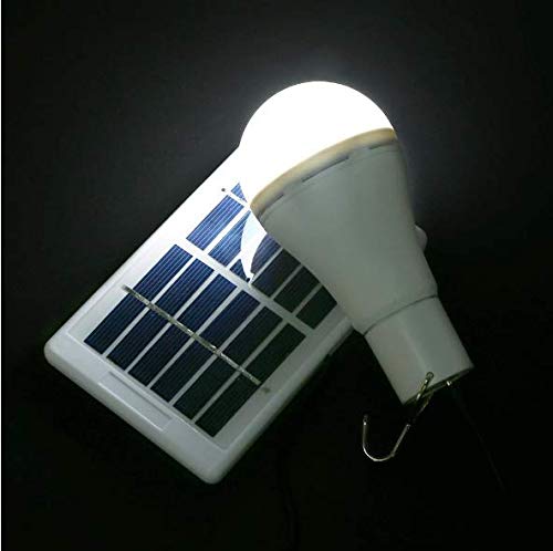 Bombilla solar portátil para exteriores Lámpara solar recargable Luces para el hogar Patio Parasol Gallinero Casa de mascotas Balcón Apagón de emergencia Sensor de luz Control remoto Regulable