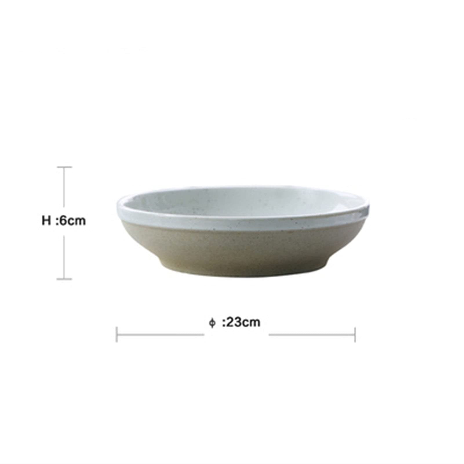 Salaterka Sezamowa Emaliowana Ceramiczna Talerz Kreatywny Hotel Restauracja Naczynia Restauracja Zachodnia Talerz Sex Salaterka Miska deserowa Miska na sałatki(B)