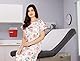 Utopia Care Krankenhauskleid, Patientenkleid, Florales Pfirsich, Large-X-Large