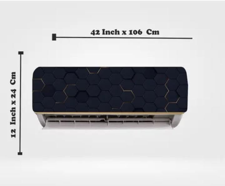 AC Sticker with Dark, Waterproof Vinyl,- 42 x 12 Inches (106 x 24 cm), for Split Air Conditioners 1