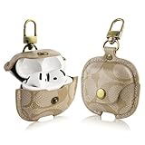 for AirPods 4 Case Cover 2024, Cute Leather Shockproof Protective Cases Compatible with AirPods 4th Generation Case for Women Men (A)