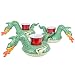 GoFloats Inflatable Pool Drink Holders (3 Pack) Designed in The US | Huge Selection from Unicorn, Flamingo, Palm and More | Float Your Hot Tub Drinks in Style!