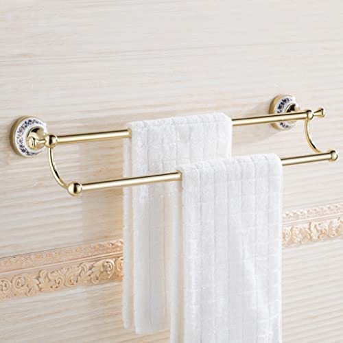 Porte-serviettes double tige pour résoudre le manque de place