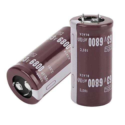 Image of 63V 6800uF Capacitors 25 × 50mm Electrolytic Capacitor Kit for Circuit Control 2Pcs
