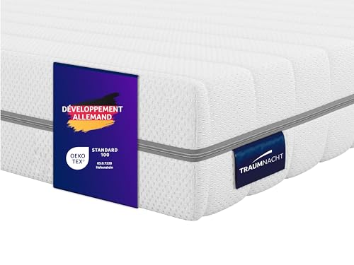 Traumnacht Colchón de espuma, Dureza 2, 140 x 200 cm