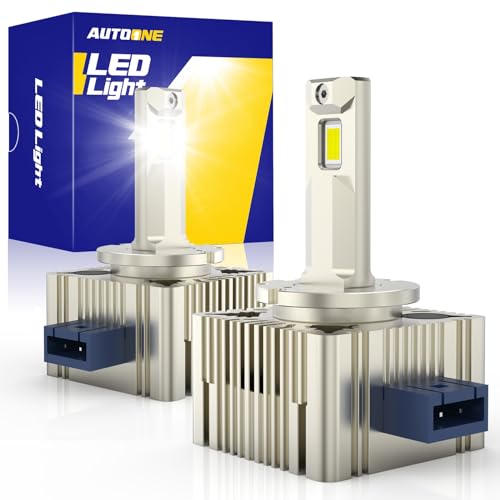 Image of AUTOONE 2026 Upgraded D1S D1R Headlight Bulbs, 1400% Bright 70000 Lumens