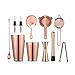 Shaker cocktail Cocktail de 11 pièces Shaker Shaker En Acier Inoxydable Boston Shaker Professional Barternaturier Kit Boire Shaker Professional Bar Outils kit de barman (Color : Rose gold)
