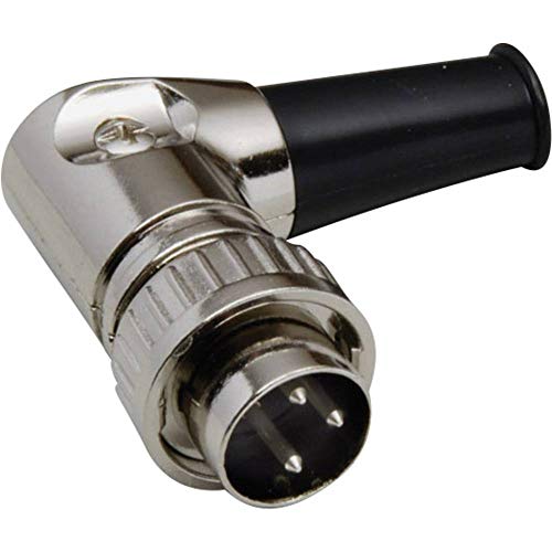 Din Maschio, Angolato Bkl Electronic 0202022 Numero Di Poli (Num): 3 Argento 1 Pc(I)