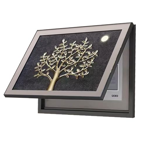 Decorativa Caja Eléctrica Contadores Arte Pared Caja Contadores Simple Decorativa Cubrecontador Tapa Cuadro Sala de Estar(B,45x35cm)