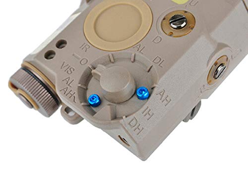 Combinato Torcia Laser LA-5/PEQ-15 Laser Pointer Tan Fucile Softair M4 G36 AK MP5 Scar CM16 (EL-EX276T)