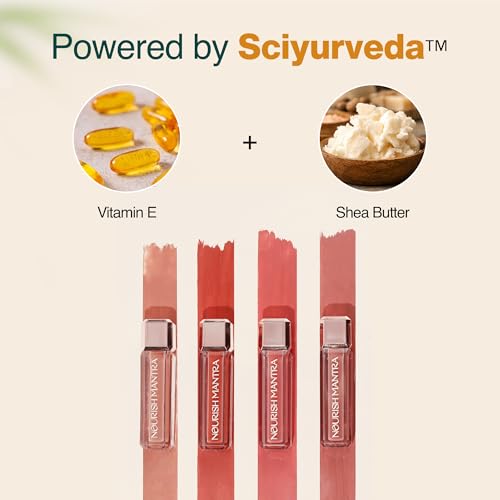 Image of Nourish Mantra's Masoom Pink Lipstick (3.5ml) / Creamy Matte Liquid Lipstick with SPF /Water Proof /Smudge Proof /Transfer Proof /Long Lasting /Suits All Skin Tones