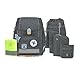 LÄSSIG 7-teiliges Schulranzen Set Kinder/School Set Boxy Unique Speckles anthracite