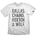 Produktbild Payday 2 T-Shirt "Dallas Chains Hoxton & Wolf" White Size XXL